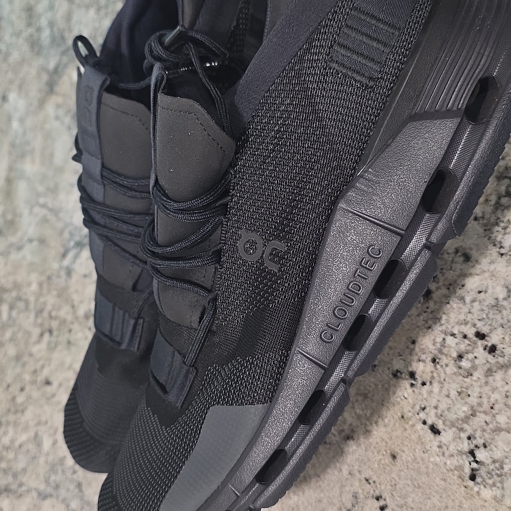 On Running Cloudnova Black Eclipse Athletic Sneak… - image 7